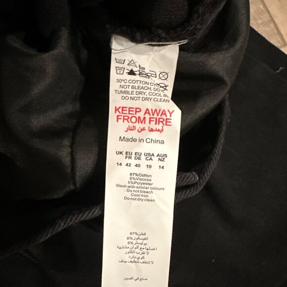 PRETTY LITTLE THINGS WOMENS SIZE 10 BLACK MOM JEANS - Picture 8 of 9